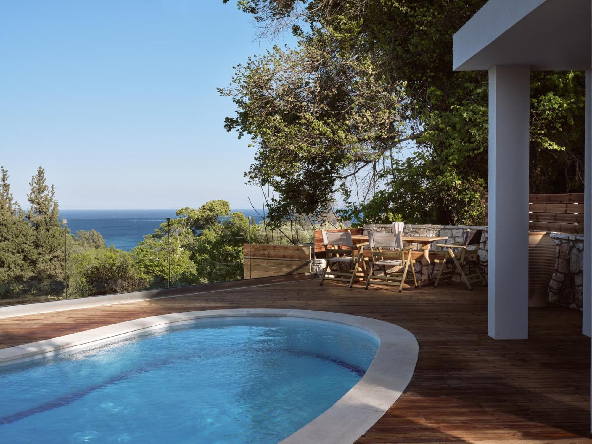 Chris & Jo Villas, Enchanting Escapes, With Heated Pools & Seaviews By Thinkvilla مدينة زاكينثوس المظهر الخارجي الصورة